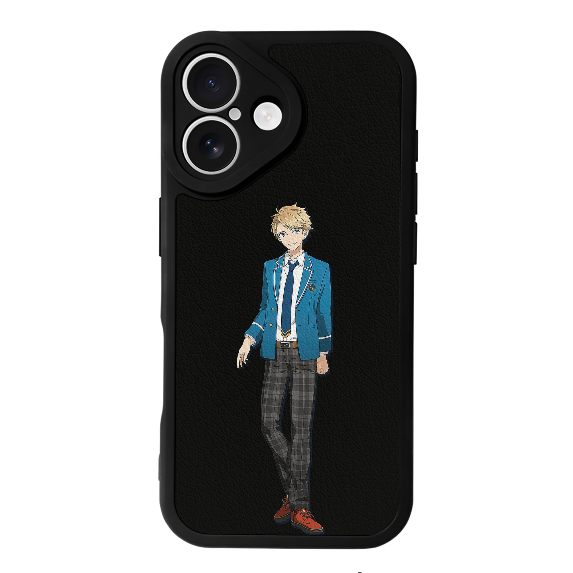 （画像用） あんさんぶるスターズ! Ensemble Stars 【iPhone 16シリーズ対応】シリコンスマホケース（レザー調） 材質：シリコン